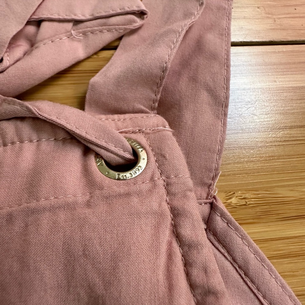 Abercrombie Pink Eyelet Halter Crop Top Small - Picture 5 of 11